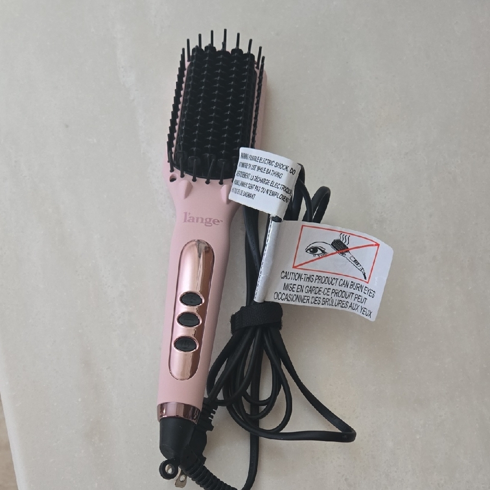Lange Blush Hair Straightening Brush